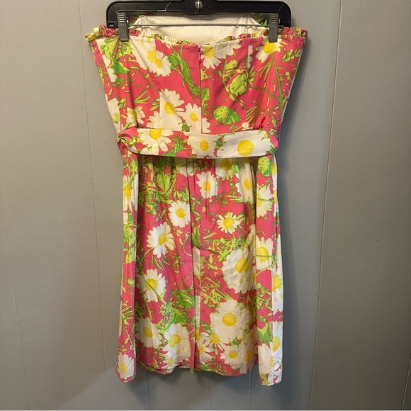 Lilly Pulitzer Pink and Yellow Floral Kids Dress - Picture 3 of 4